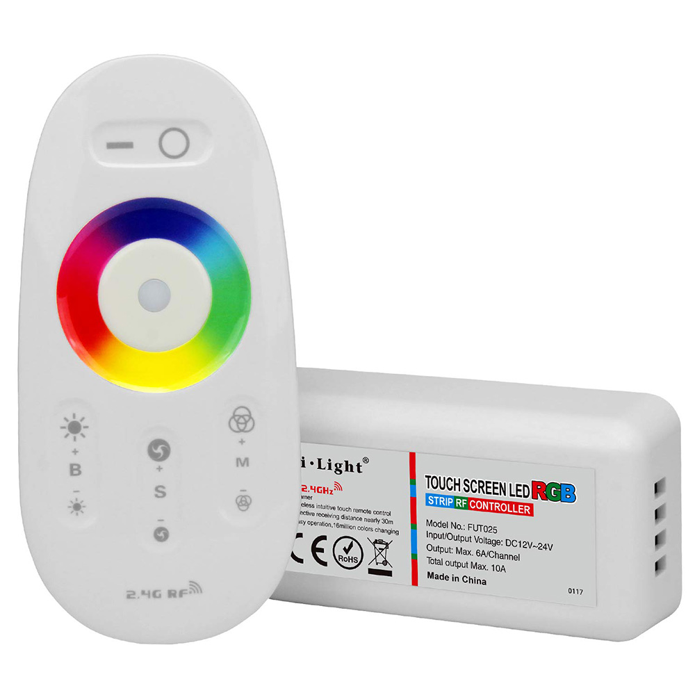 FUT025 2.4GHz Touch RGB LED Strip Controller For RGB 5m led strip light FUT025 2.4GHz Touch RGB LED Strip Controller For RGB 5m led strip light